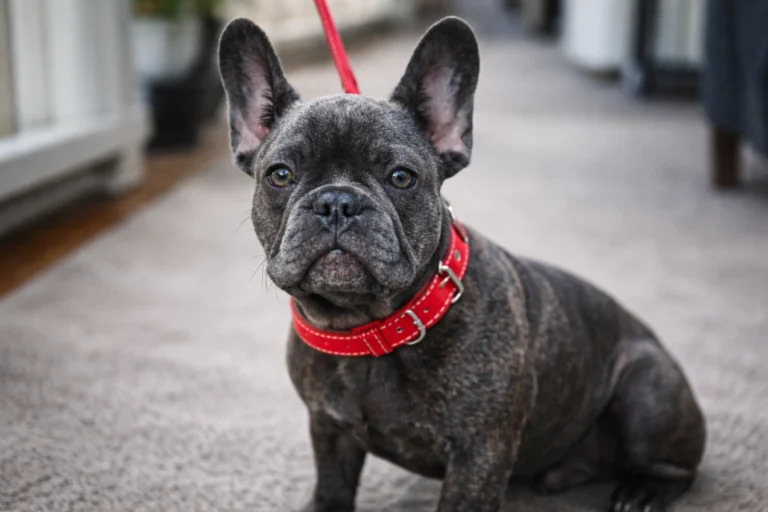 Collars that actually fit a thick-necked Frenchie