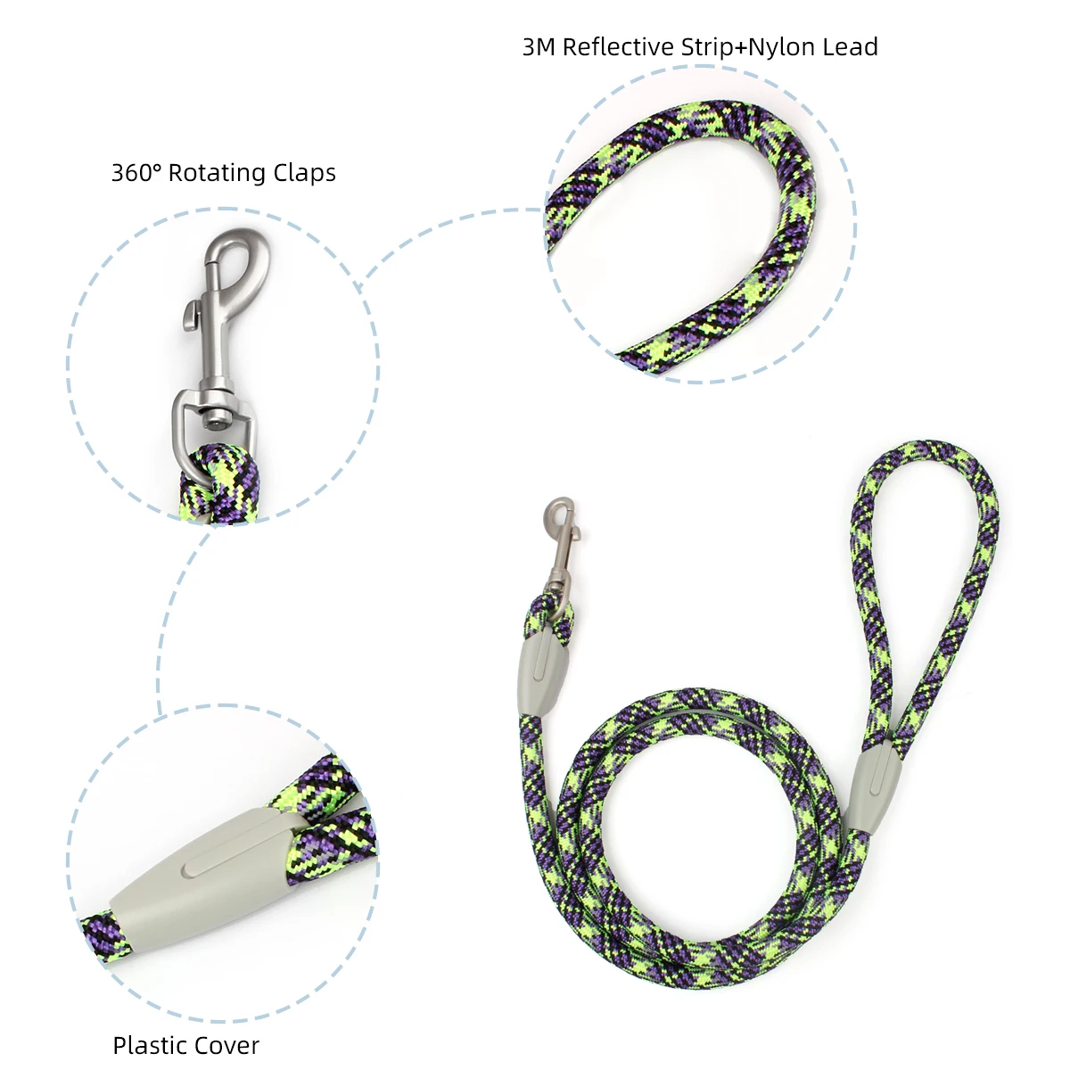 Leashes And Collar Set For Small Medium Large Dogs Pet French Bulldog Chihuahua Pug Outdoor Walking Lead Collar Leash Supplies - Image 36