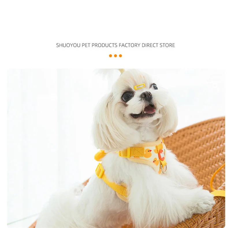 Adjustable French Bulldog Pet Neck Collar for Dogs Animal Print Puppy Harness Vest Polyester Small Medium Dog Leash Accessories - Image 11