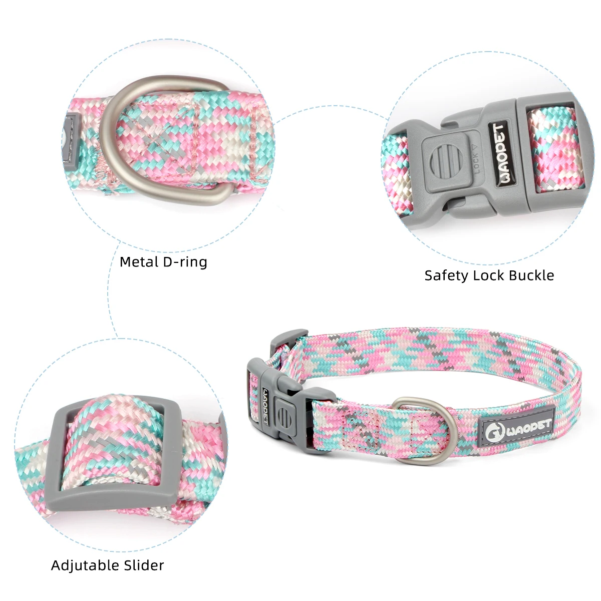 Leashes And Collar Set For Small Medium Large Dogs Pet French Bulldog Chihuahua Pug Outdoor Walking Lead Collar Leash Supplies - Image 18